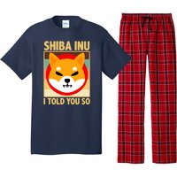 Shiba Inu I Told You So Pajama Set