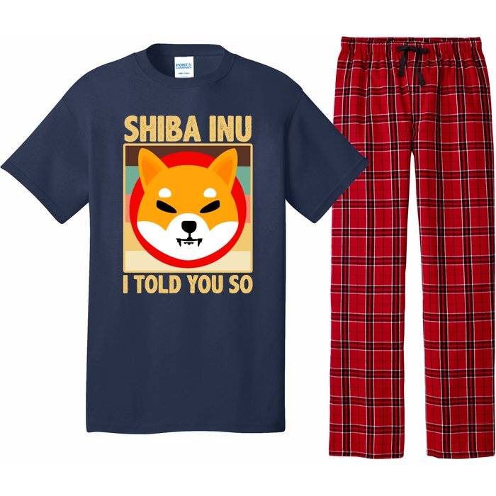 Shiba Inu I Told You So Pajama Set