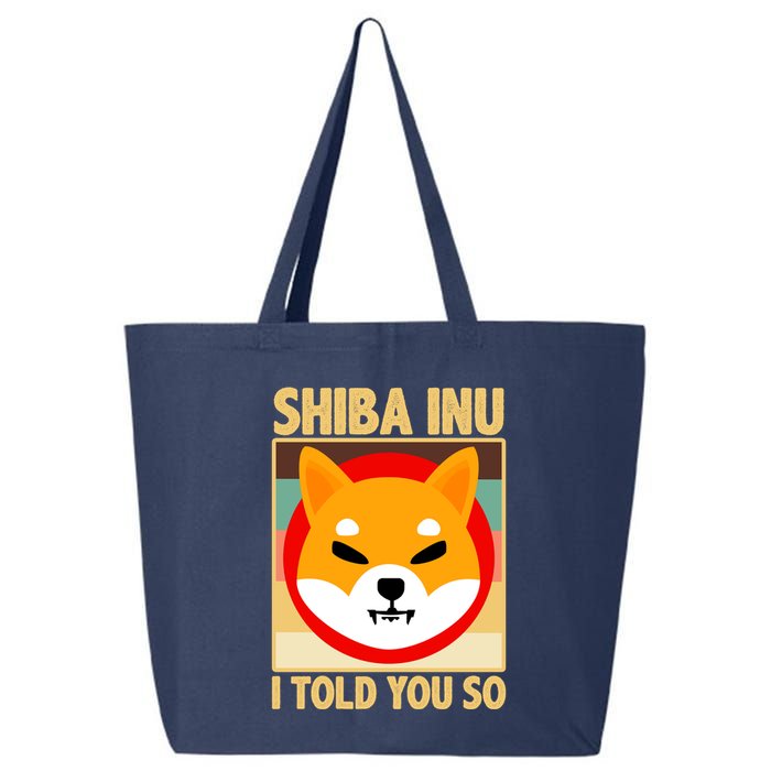 Shiba Inu I Told You So 25L Jumbo Tote