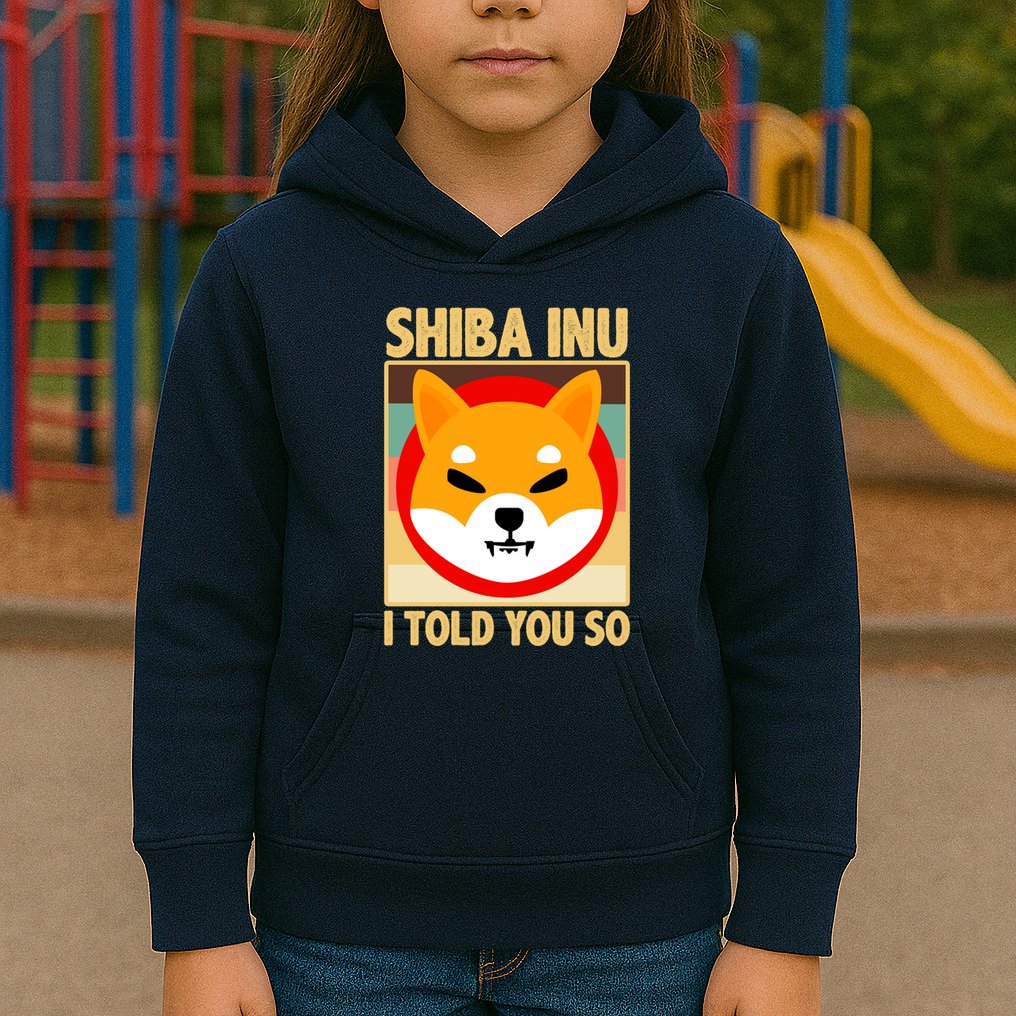 Shiba Inu I Told You So Kids Hoodie