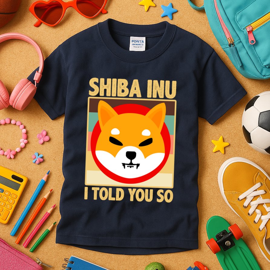 Shiba Inu I Told You So Kids T-Shirt