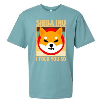 Shiba Inu I Told You So Sueded Cloud Jersey T-Shirt