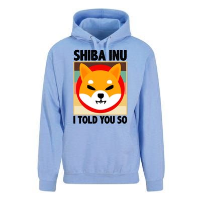 Shiba Inu I Told You So Unisex Surf Hoodie