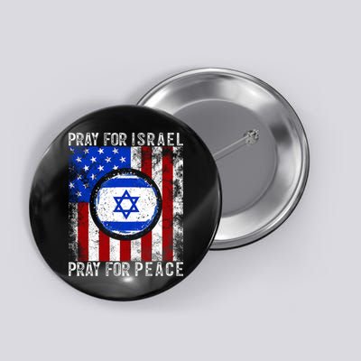 Support Israel I Stand With Israel Pray For Israel Flag Button