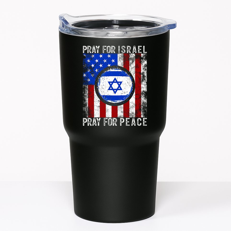 Support Israel I Stand With Israel Pray For Israel Flag Tumbler