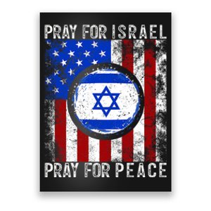 Support Israel I Stand With Israel Pray For Israel Flag Poster