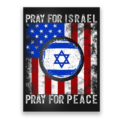 Support Israel I Stand With Israel Pray For Israel Flag Poster