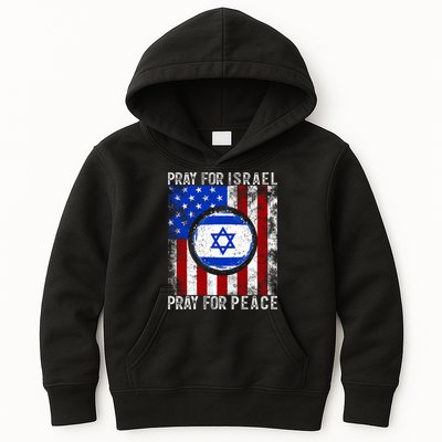 Support Israel I Stand With Israel Pray For Israel Flag Kids Hoodie