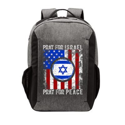 Support Israel I Stand With Israel Pray For Israel Flag Vector Backpack