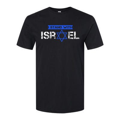 Support Israel I Stand With Israel Flag Pullover Softstyle CVC T-Shirt