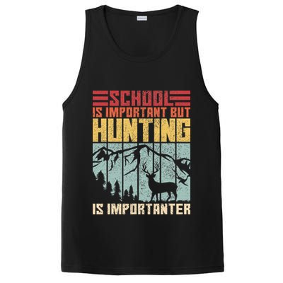 School Is Important But Hunting Is Importanter Deer Hunting PosiCharge Competitor Tank