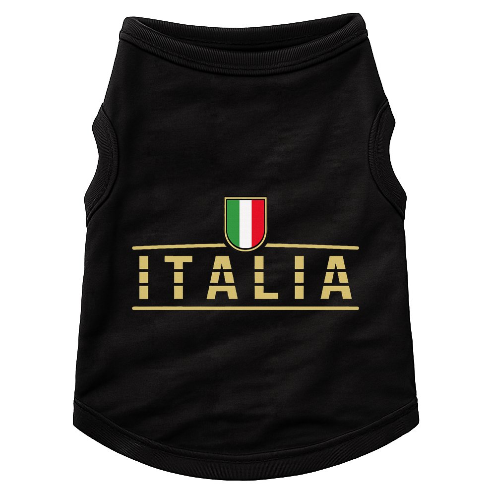 Soccer Italia Italian Flag Italy Doggie Tank