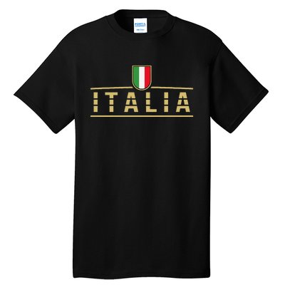 Soccer Italia Italian Flag Italy Tall T-Shirt