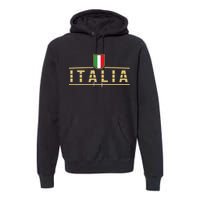 Soccer Italia Italian Flag Italy Premium Hoodie