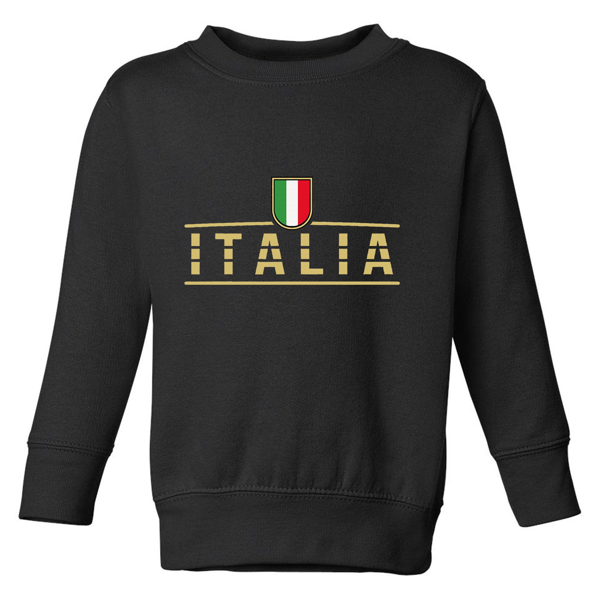 Soccer Italia Italian Flag Italy Toddler Sweatshirt