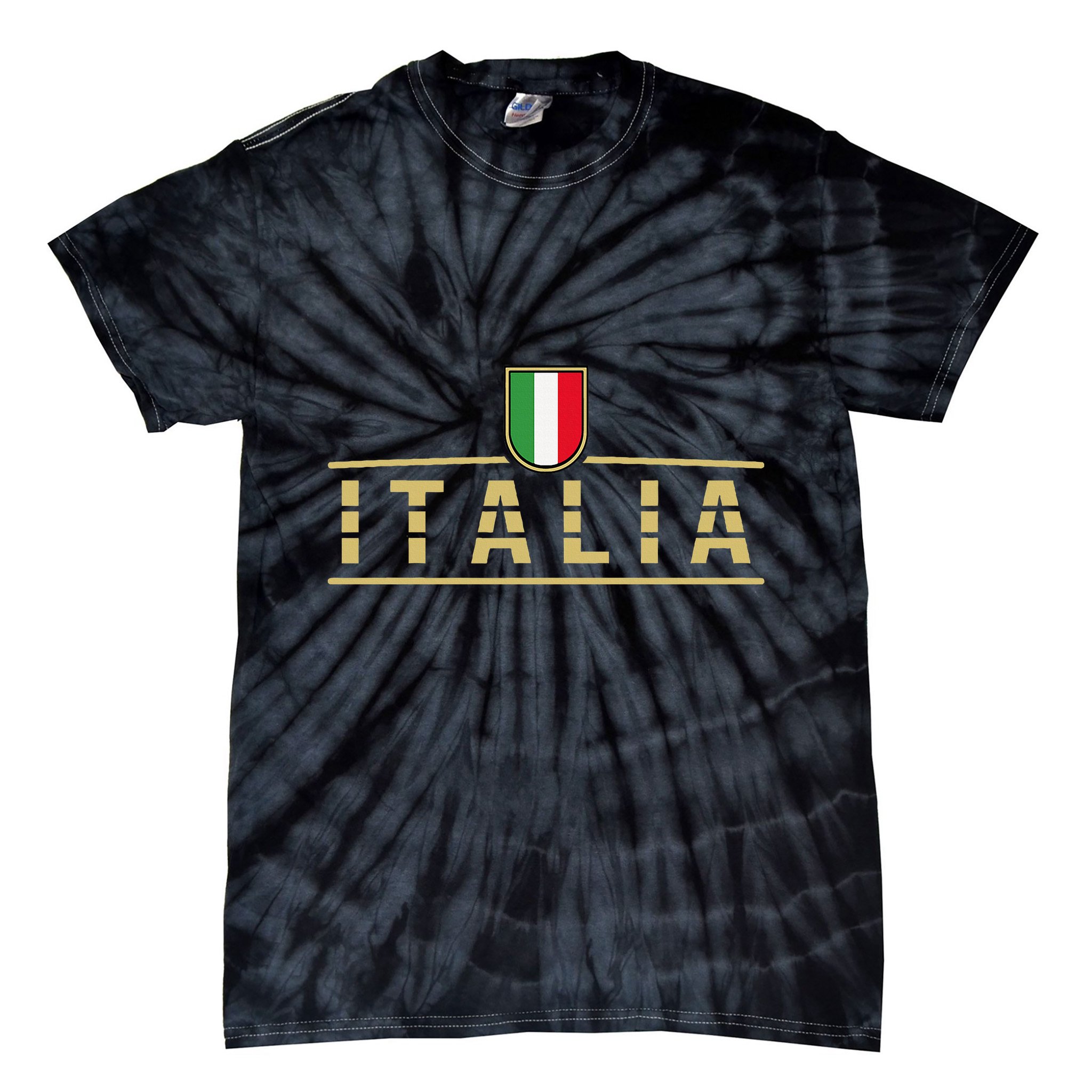 Soccer Italia Italian Flag Italy Tie-Dye T-Shirt