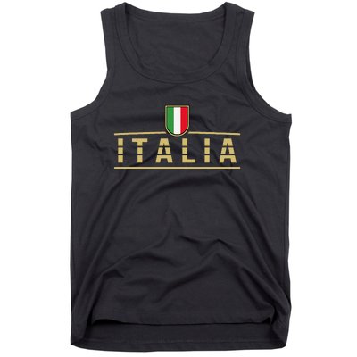 Soccer Italia Italian Flag Italy Tank Top