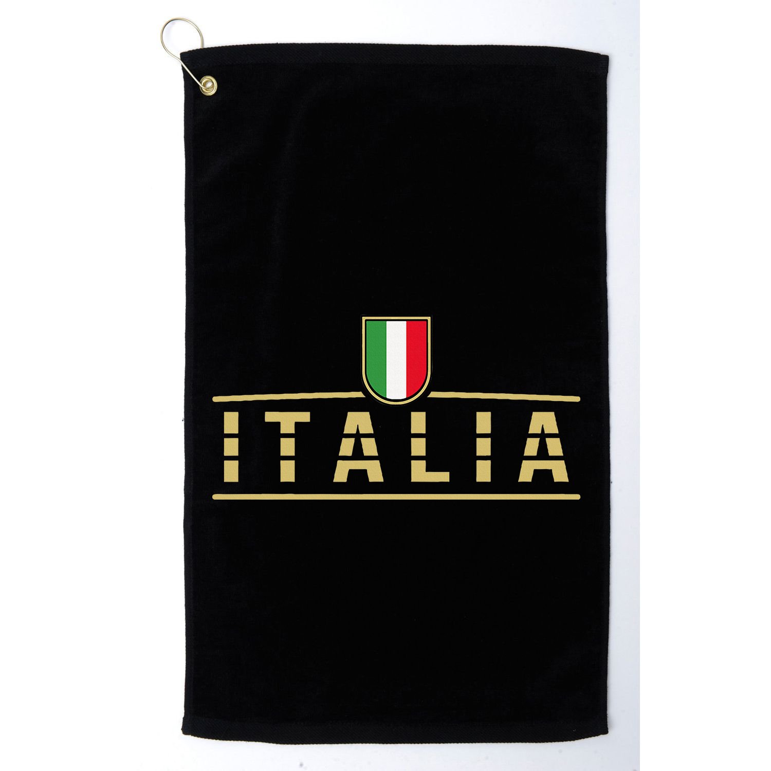 Soccer Italia Italian Flag Italy Golf Towel