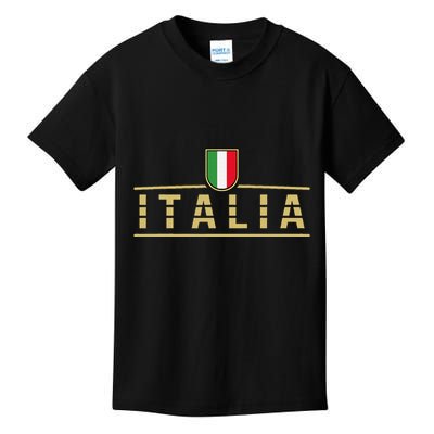 Soccer Italia Italian Flag Italy Kids T-Shirt
