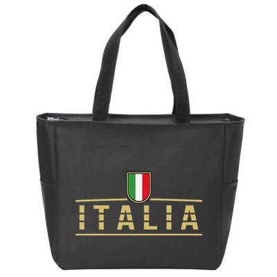 Soccer Italia Italian Flag Italy Zip Tote Bag