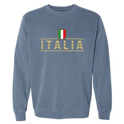 Soccer Italia Italian Flag Italy Garment-Dyed Sweatshirt