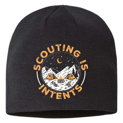 Scouting Is Intents Scout Funny Camping Sustainable Beanie