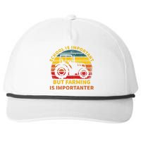 School Is Important But Farming Is Importanter Snapback Five-Panel Rope Hat