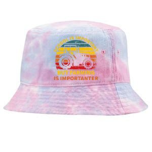 School Is Important But Farming Is Importanter Tie-Dyed Bucket Hat