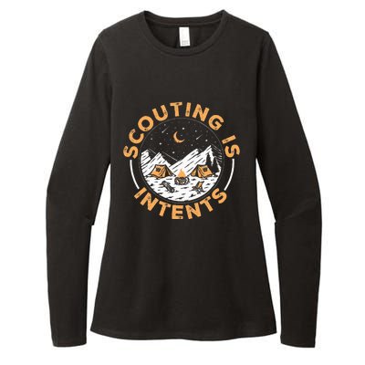 Scouting Is Intents Scout Funny Camping Womens CVC Long Sleeve Shirt