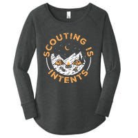 Scouting Is Intents Scout Funny Camping Women's Perfect Tri Tunic Long Sleeve Shirt