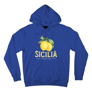 Sicilia Italia Italian Lemons Proud Sicilian Gift Hoodie