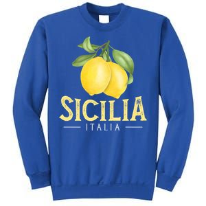 Sicilia Italia Italian Lemons Proud Sicilian Gift Sweatshirt