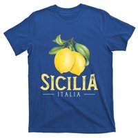 Sicilia Italia Italian Lemons Proud Sicilian Gift T-Shirt