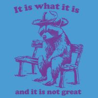 Slippywild It Is What It Is And It Is Not Great Tie Dye Hoodie