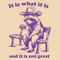 Slippywild It Is What It Is And It Is Not Great Drawstring Bag