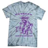 Slippywild It Is What It Is And It Is Not Great Tie-Dye T-Shirt