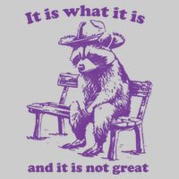Slippywild It Is What It Is And It Is Not Great Tie-Dye T-Shirt