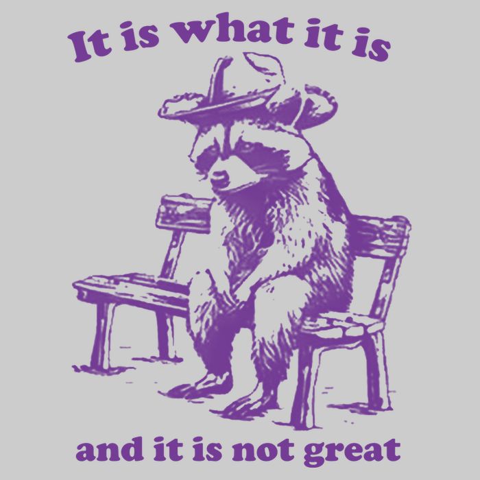 Slippywild It Is What It Is And It Is Not Great Tie-Dye T-Shirt