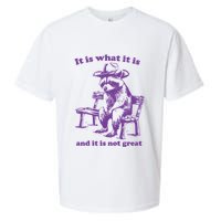 Slippywild It Is What It Is And It Is Not Great Sueded Cloud Jersey T-Shirt
