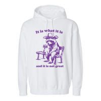 Slippywild It Is What It Is And It Is Not Great Garment-Dyed Fleece Hoodie