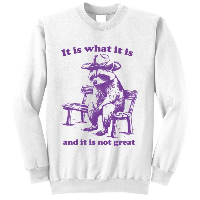 Slippywild It Is What It Is And It Is Not Great Sweatshirt