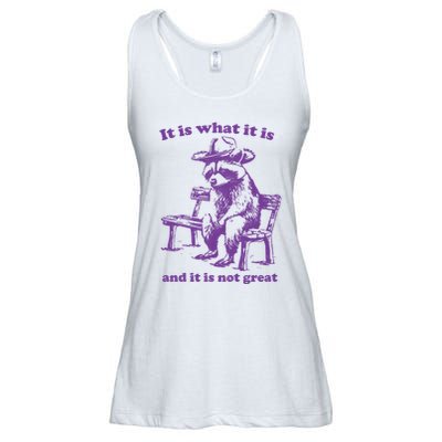 Slippywild It Is What It Is And It Is Not Great Ladies Essential Flowy Tank