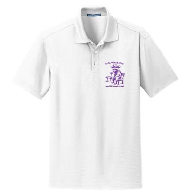 Slippywild It Is What It Is And It Is Not Great Dry Zone Grid Polo