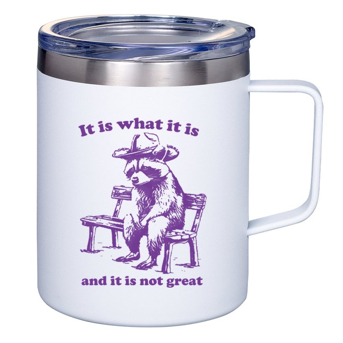 Slippywild It Is What It Is And It Is Not Great 12oz Stainless Steel Coffee Mug