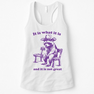 Slippywild It Is What It Is And It Is Not Great Womens Tank Top