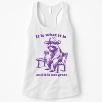 Slippywild It Is What It Is And It Is Not Great Womens Tank Top