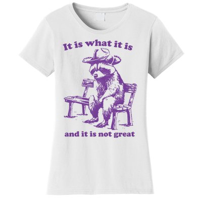 Slippywild It Is What It Is And It Is Not Great Women's T-Shirt