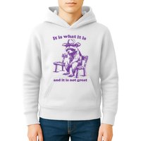 Slippywild It Is What It Is And It Is Not Great Kids Hoodie