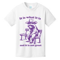 Slippywild It Is What It Is And It Is Not Great Kids T-Shirt