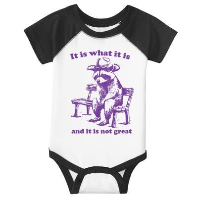 Slippywild It Is What It Is And It Is Not Great Infant Baby Jersey Bodysuit